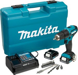 makita HP333DSAX1 Akku-Schlagbohrschrauber-Set 12,0 V, mit 2 Akkus