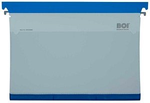 BOI Patienten-Dokumentations-Hängemappe Kunststoff blau DIN A4 1x Schlauchmechanik, 1 St.