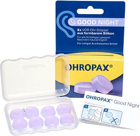 Thumbnail - OHROPAX® Gute Nacht Ohrstöpsel 23 dB Silikon, 8 St.
