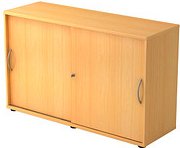 HAMMERBACHER Schiebetürenschrank 1752S, V1752S/6/6/BM buche 1 Fachboden 120,0 x 40,0 x 74,8 cm