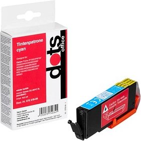 dots cyan Druckerpatrone kompatibel zu Canon CLI-551 XL C