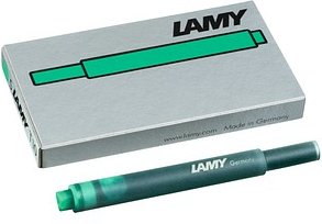 LAMY Tintenpatronen für Füller T10 grün, 5 St.