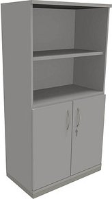 fm Regalschrank Sidney, 4260267328897 lichtgrau 80,0 x 44,2 x 151,7 cm, 1 St.