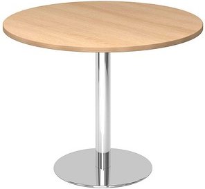 HAMMERBACHER Bistrotisch rund Spanplatte eiche 100,0 x 100,0 x 74,0 cm, 1 St.
