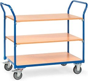 Thumbnail - fetra Tischwagen 1802 blau 60,0 x 118,0 x 102,0 cm