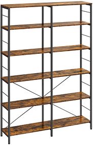 VASAGLE Bücherregal braun, schwarz 120,0 x 30,0 x 170,0 cm, 1 St.