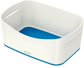 AKTION: LEITZ MyBox Aufbewahrungsbox 3,0 l perlweiß/blau 24,6 x 16,0 x 9,8 cm, 1 St. mit Prämie nach Registrierung
