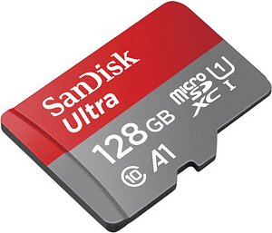 SanDisk Speicherkarte microSDXC Ultra, 128 GB, 1 St.