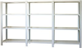 Simonrack Weitspannregal OFFICLICK 8435104998526 weiß 270,0 x 40,0 x 150,0 cm