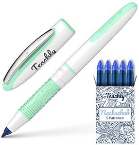 Teachly Superstudent Tintenroller Mint 0,6 mm, Schreibfarbe: blau, 1 St.