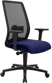 Topstar Bürostuhl EURO STAR 200, EU20OG260 Stoff blau, Gestell schwarz