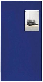 rocada Pinnwand Skin 100,0 x 50,0 cm Textil blau
