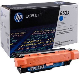 HP 653A (CF321A) cyan Tonerkartusche