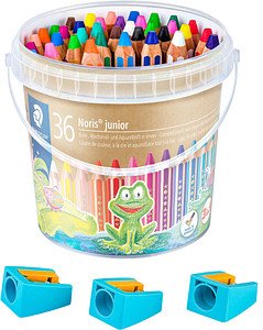 STAEDTLER Noris junior Buntstifte farbsortiert, 36 St.