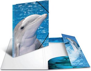 Thumbnail - HERMA Zeichenmappen DIN A3 Delfine, 3 St.