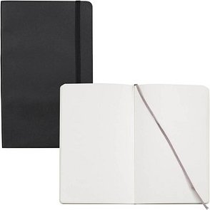 MOLESKINE Notizbuch Classic Collection flexibler Einband ca. DIN A5 blanko, schwarz Softcover 192 Seiten, 1 St.