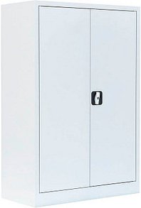 LÜLLMANN Metallschrank 530327 signalweiß 92,5 x 42,2 x 120,0 cm, aufgebaut, 1 St.