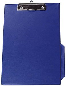 Q-CONNECT Klemmbrett KF01297 DIN A4 blau Kunststoff, 1 St.