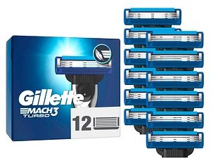 Gillette MACH3 TURBO Rasierklingen 12 St.