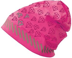 ROTH Mädchen Beanie Diamant rosa Einheitsgröße 1 St.