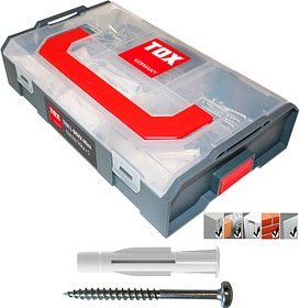 TOX L-Boxx Mini Electro TRIKA 094901301 Dübel- und Schrauben-Sortiment, 232-teilig