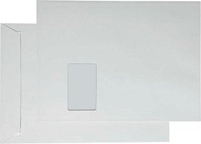 kaenguruh the world of paper Versandtaschen DIN C4 mit Fenster weiß 250 St.