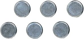 FRANKEN Magnete silber, Metall Ø 10,0 mm, 6 St.