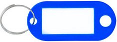 WESTCOTT Schlüsselanhänger blau, 100 St.