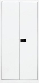 BISLEY Putzmittelschrank Universal E782AAG696 verkehrsweiß 4 Fachböden 91,4 x 40,0 x 195,0 cm, aufgebaut, 1 St.