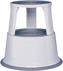 WEDO Rollhocker grau Metall