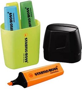 Thumbnail - STABILO BOSS ORIGINAL Textmarker farbsortiert, 4 St.