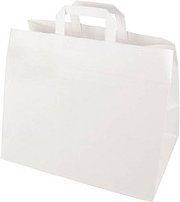 50 PAPSTAR Papier-Tragetaschen weiß 32,0 x 27,0 cm