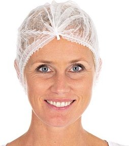 HYGONORM unisex Klipphauben light weiß Größe Mittel 100 St.