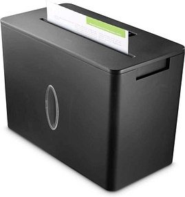 hama Safe X40-B Aktenvernichter mit Partikelschnitt P-4, 4 x 33 mm, bis 4 Blatt, schwarz