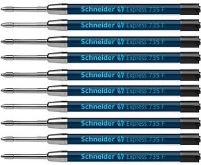 Schneider Express 735 Kugelschreiberminen F schwarz, 10 St.