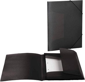 Thumbnail - HERMA Sammelmappen DIN A4 schwarz transluzent , 3 St.