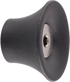 WAGNER® design yourself Garderobenhaken TULIP GH 0301 mit 1 Haken schwarz, 1 St.