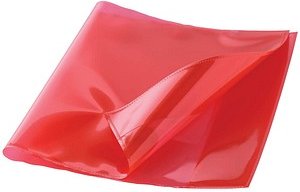 DONAU Heftumschlag rot Kunststoff Quart