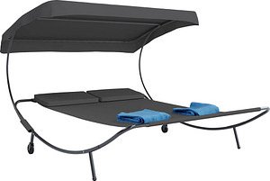 Thumbnail - VCM my garden Sonnenliege Bindox anthrazit Stahl