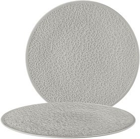 Seltmann Weiden Teller Nori grau, silber Ø 33,0 cm, 2 St.