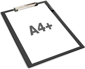 RAPESCO® Klemmbrett VSTCB0B3 DIN A4 schwarz Karton, 1 St.