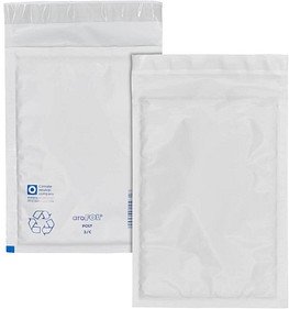 aroFOL® POLY Luftpolstertaschen 3/C weiß für DIN A6, 100 St.