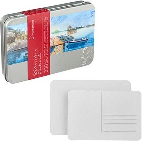 HAHNEMÜHLE Aquarellpostkarten 230 g/qm, 30 St.