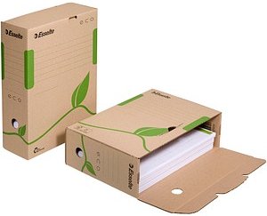 25 Esselte Archivboxen ECO braun 10,0 x 23,3 x 32,7 cm