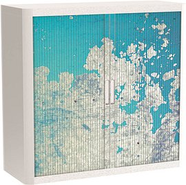 PAPERFLOW easyOffice Industrial Rollladenschrank 61836 2 Fachböden 110,0 x 41,5 x 104,0 cm