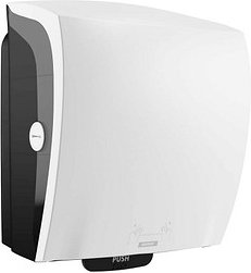 KATRIN Papierhandtuchspender 82094 weiß Kunststoff, 1 St.