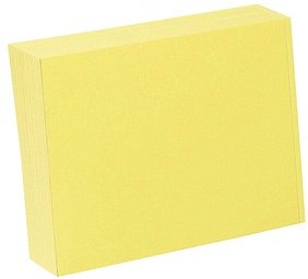 Karteikarten DIN A5 gelb blanko, 100 St.