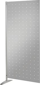 Kerkmann Trennwand Metropol 45696614, silber 77,0 x 165,0 cm, 1 St.