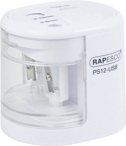 RAPESCO® elektrischer Anspitzer PS12 weiß