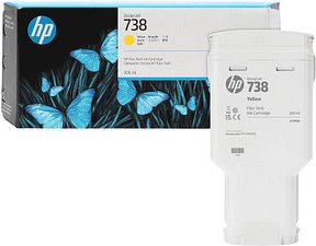 HP 738 (676M8A) gelb Druckerpatrone
